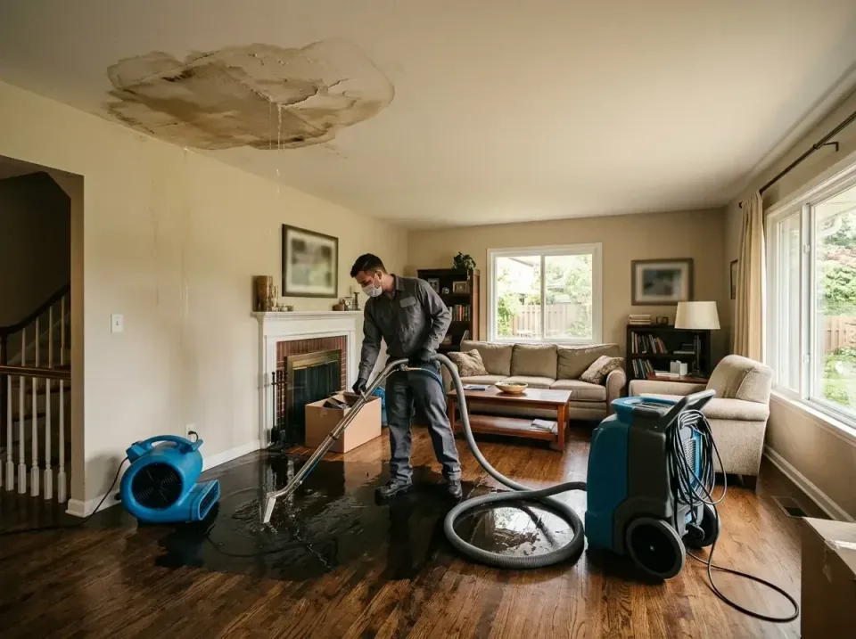 attic-pipe-burst-ceiling-drip-008 — frequently asked questions, Water Damage Restoration & Carpet Care in Fairfield, OH